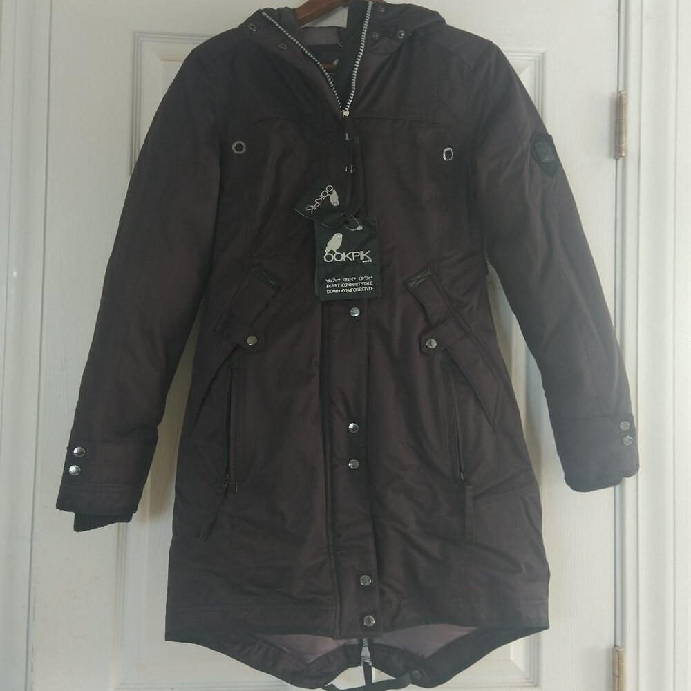 Ookpik Down Snow Parka *missing button and hood trim'
